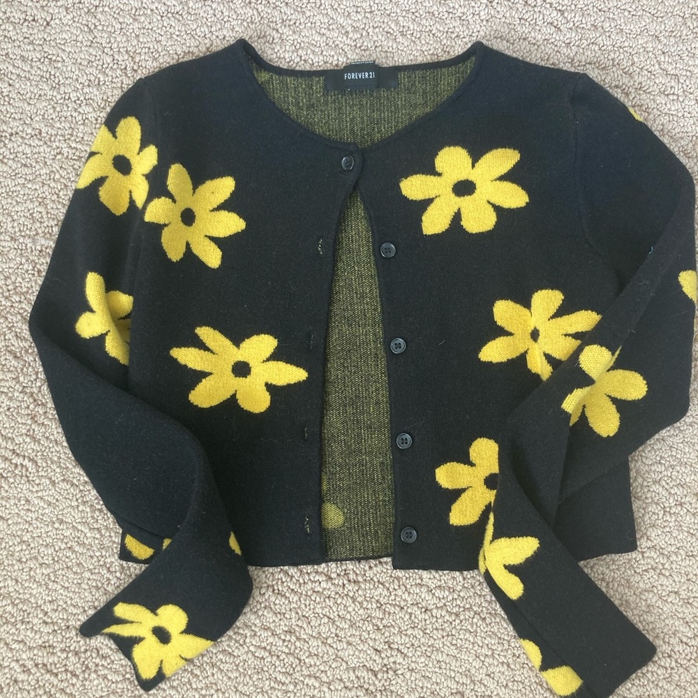Forever 21 cropped cardigan